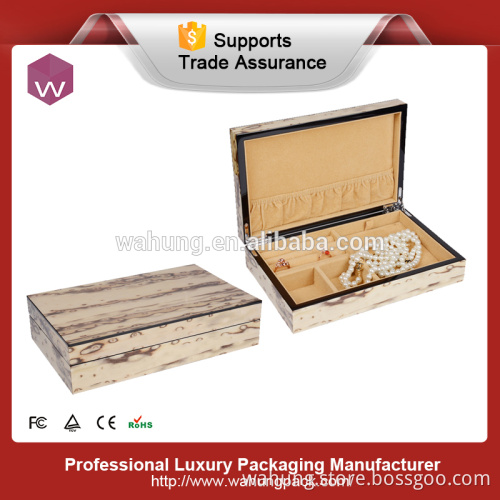 Customize luxury wooden gift packaging box